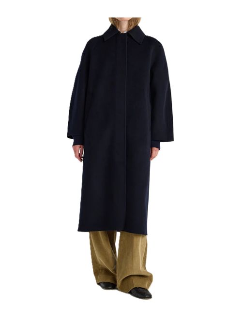 double-faced wool padded coat | navy Róhe | 820-10-017410_322 NAVY